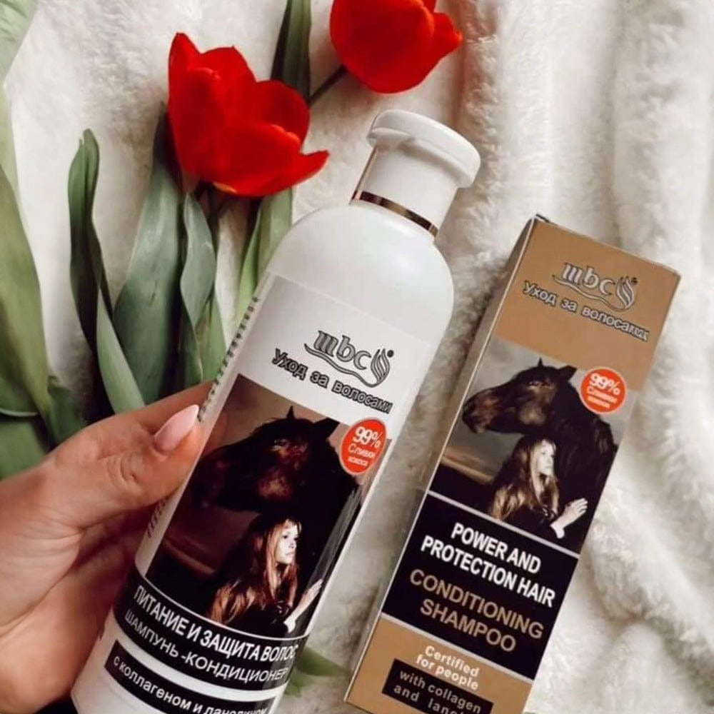 Atraktivni  Ruski Konjski Šampon – Snaga, Rast i Sjaj Kose