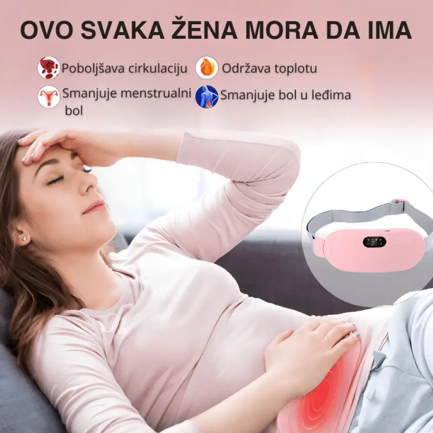 Pojas – grejač za ublažavanje menstrualnih bolova