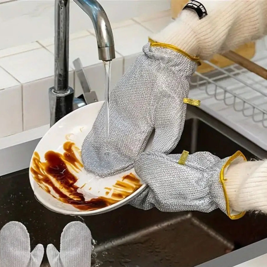 Žičane rukavice za pranje sudova 1 + 1 Gratis